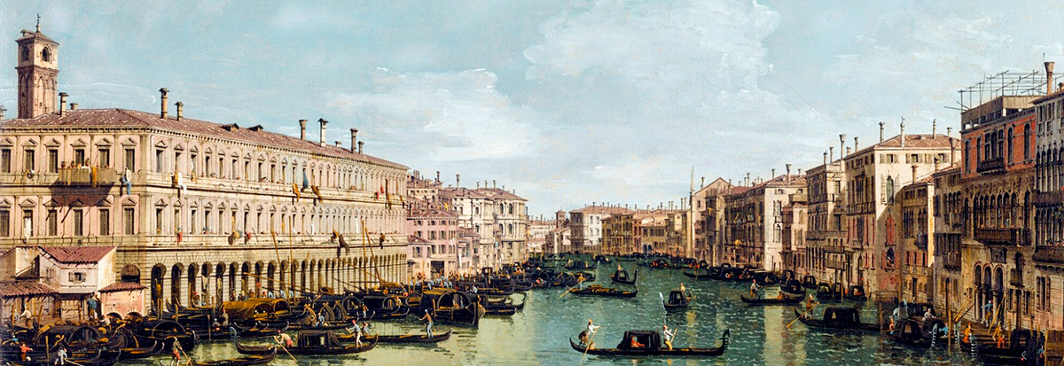 Vista del Gran Canal de Bernardo Bellotto