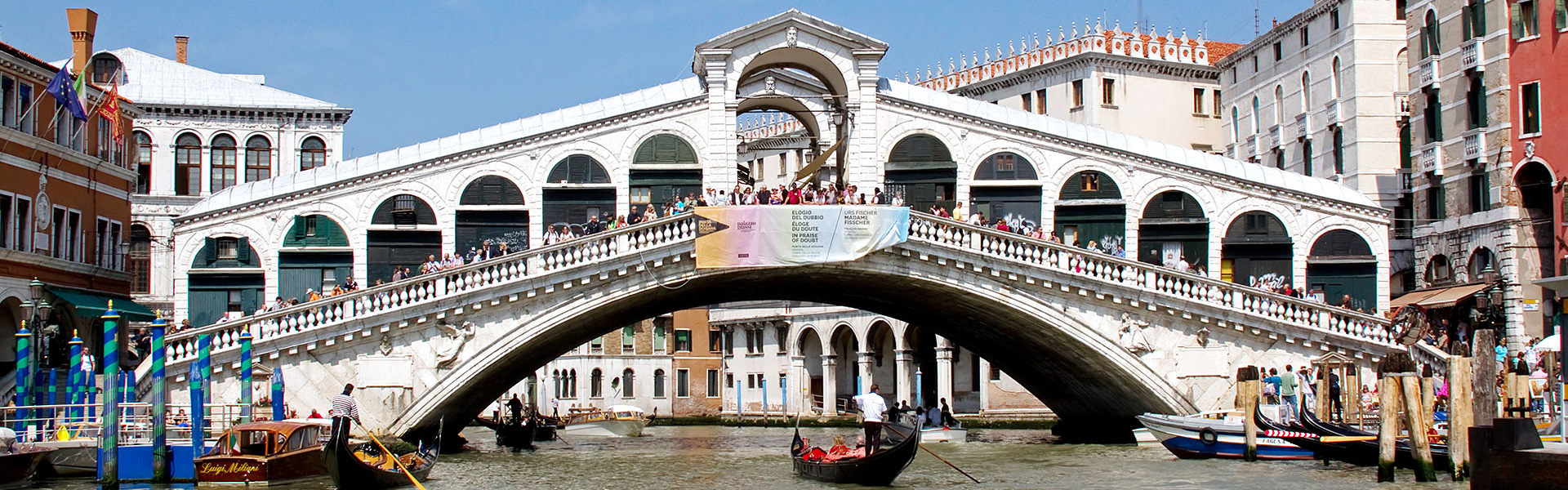 Área de Rialto en Venecia